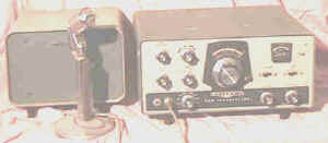 HW-100 with matching power supply and microphone